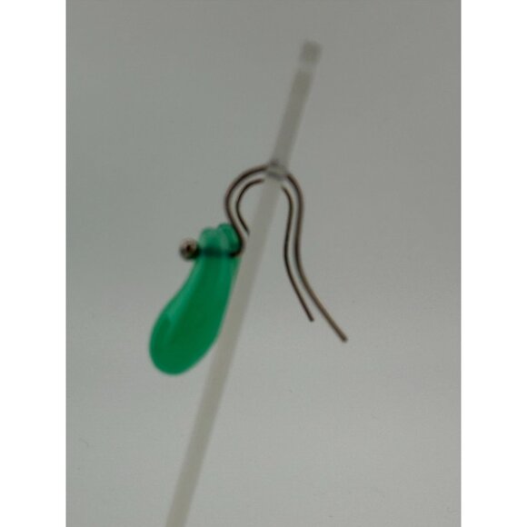 Tiffany & Co. Elsa Peretti Chrysoprase Teardrop Earrings 18k White Gold 💚✨ - Picture 7 of 7